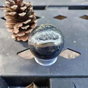 🔮 Druzy Agate Natural Crystal Sphere Sparkling